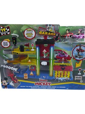 Disney Junior Mickey Mouse Garage Playset, Brand New